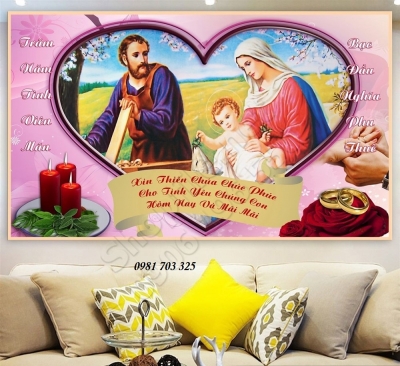 Tranh gạch- gạch tranh 3D công giáo