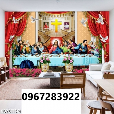 Tranh gạch 3d công giáo