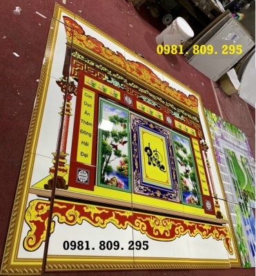 Tranh gạch ban thờ gia tiên HS92566