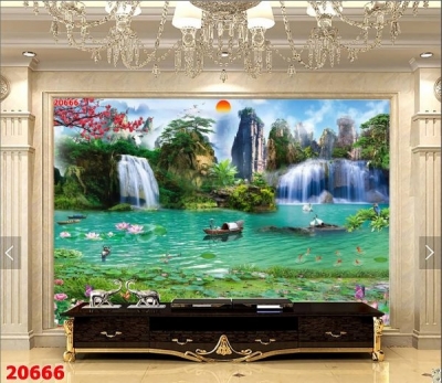 Tranh gạch phong cảnh đồng quê 3d - 854CM