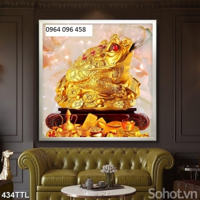 Tranh 3d hoa ngọc - tranh gạch 3d hoa ngọc - GCX22