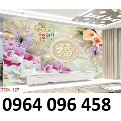 Tranh gạch 3d trang trí phòng khách đẹp - XC211