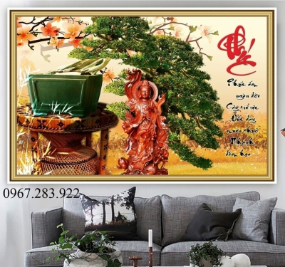 Tranh 3D- Tranh cây cảnh