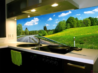 kính 3d ốp bếp - MD21