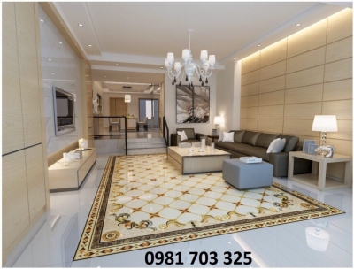 Thảm gạch ốp trang trí 3d