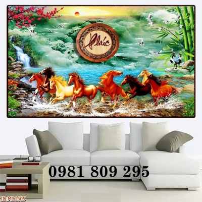 Tranh 3d , gạch tranh 3d , tranh gạch ốp tường HN9499