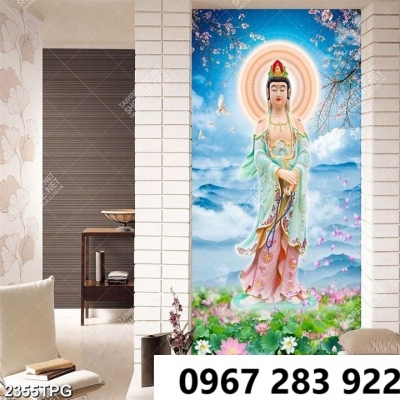 Tranh gạch 3d trang trí Phật ca