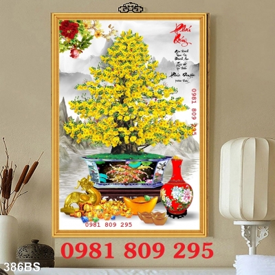Tranh gạch hoa mai , gạch cao cấp