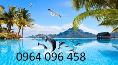 Tranh gạch cá heo đại dương - 222XC