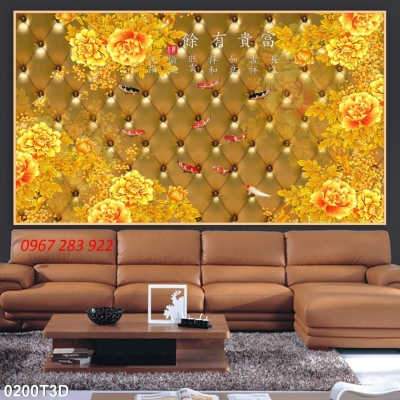 Tranh trang trí tường 3d- Tranh phòng khách