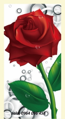 Tranh gạch hoa hồng leo 3d - 0977CV