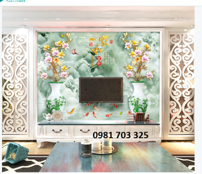 Tranh gạch sứ ngọc ốp tường