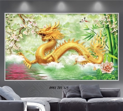 Tranh gạch men phong thủy