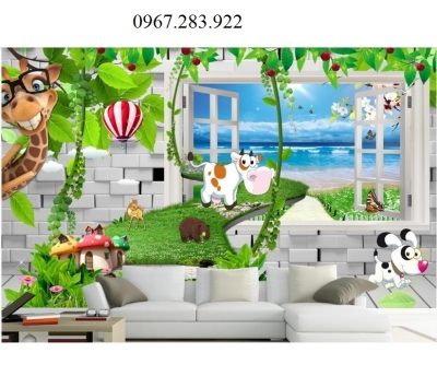 Gạch trang trí hoạt hình