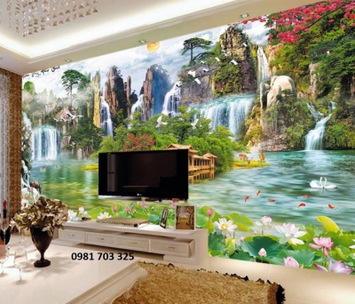 Tranh gạch 3D phong cảnh