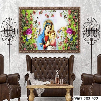 Gạch ốp tường 3d Thiên Chúa