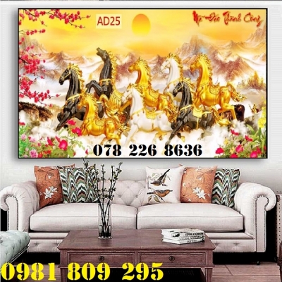 Gạch tranh 3d mã đáo thành công , gạch trang trí