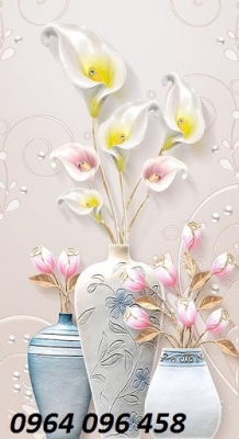 Tranh gạch 3d dán tường phòng khách - 609CP