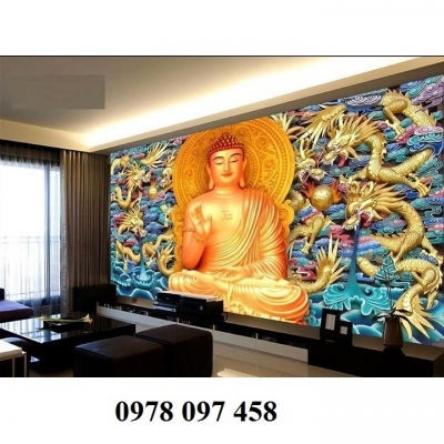 Tranh gạch - tranh Đức Phật