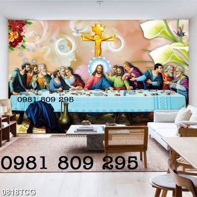 Tranh gạch ốp tường - tranh công giáo