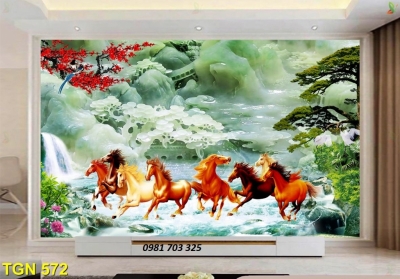 tranh sứ ngọc, gạch tranh 3D trang trí