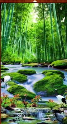 Tranh gạch 3d ốp mộ - DCNN73