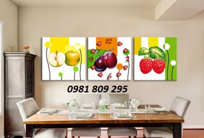 Tranh ốp tường phòng bếp