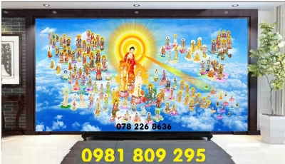 Tranh Phật giáo - gạch tranh 3d