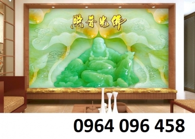 Tranh gạch 3d ốp tường phật di lặc - MXVC42