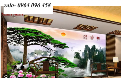 Tranh gạch phong cảnh mây núi 3d - 987BNM