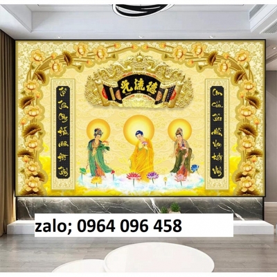 Tranh gạch 3d phật phòng thờ - SCX877