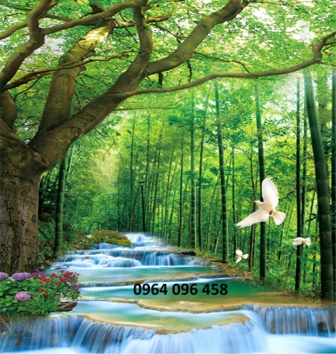 Tranh gạch 3d phong cảnh đồng quê - MBV55