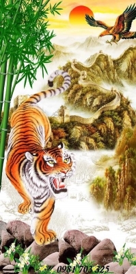 Tranh gạch 3d hổ sơn lâm