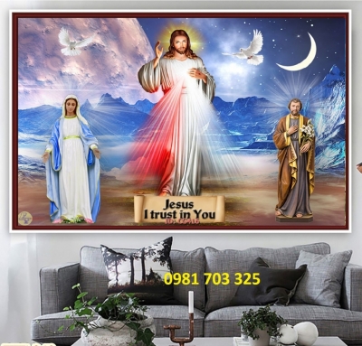 Tranh gạch- gạch tranh 3D công giáo