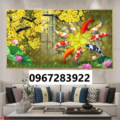 Gạch tranh cá hoa sang trọng