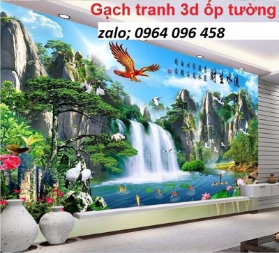 Tranh gạch 3d ốp tường ngoài trời - SDCV54