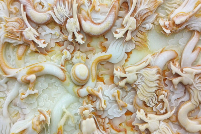 Tranh gạch 3d hoa ngọc - FDS4