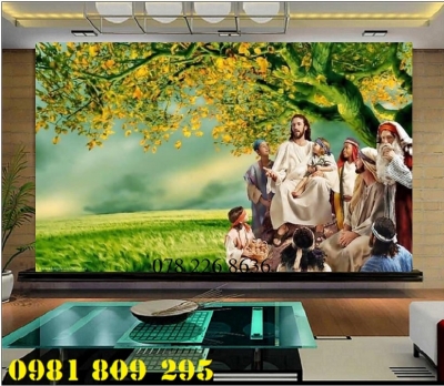 Tranh công giáo 3d - gạch tranh thiên chúa
