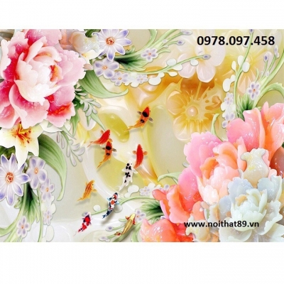 Gạch tranh 3D sứ ngọc