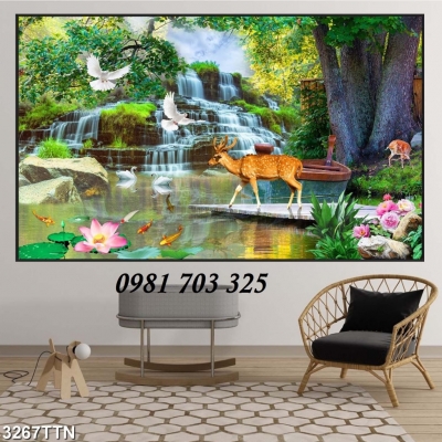 Tranh gạch 3D, tranh phong cảnh