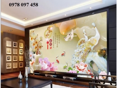 Tranh gạch - tranh đẹp phòng khách