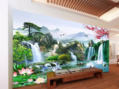 Gạch tranh 3d ốp tường rào - GCC22