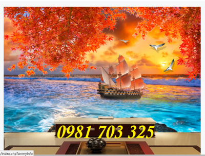 gạch tranh 3D phong cảnh