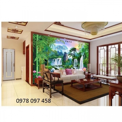 Tranh phong cảnh - gạch tranh 3D