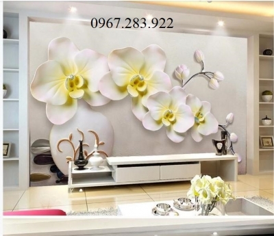 Gạch ốp tường hoa trang  trí