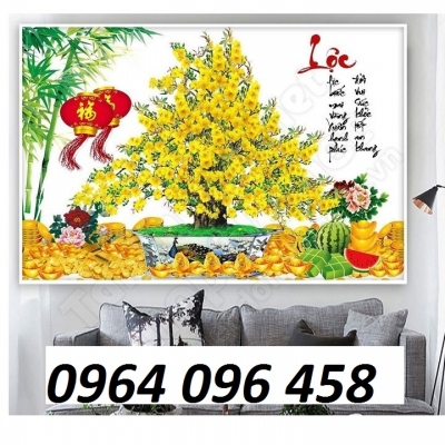 Tranh gạch 3d hoa mai - CXV43