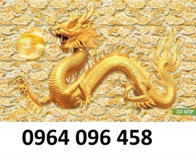 Tranh gạch 3d rồng phượng - CVC4