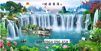 Tranh gạch 3d ốp tường ngoài trời - SLD33