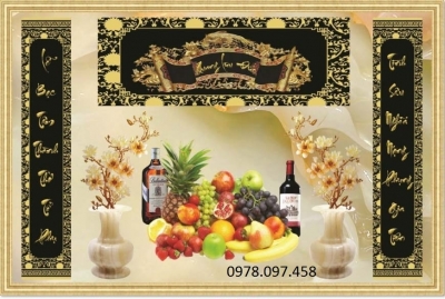 Tranh gạch hiện đại - tranh phòng thờ