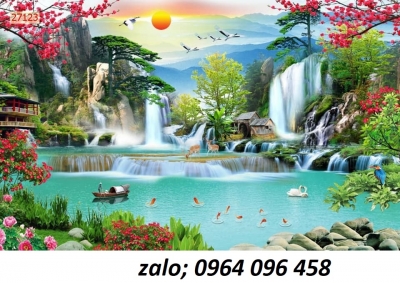 Tranh gạch phong cảnh 3d đồng quê - 8999CM